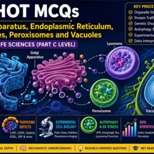31 HOT MCQs on Golgi Apparatus, Endoplasmic Reticulum, Lysosomes, Peroxisomes and Vacuoles | CSIR-NET Life Sciences Part C
