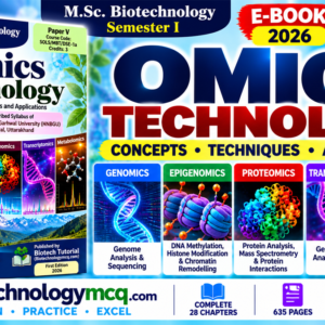 Omics Technology E-Book for M.Sc. Biotechnology (2026)